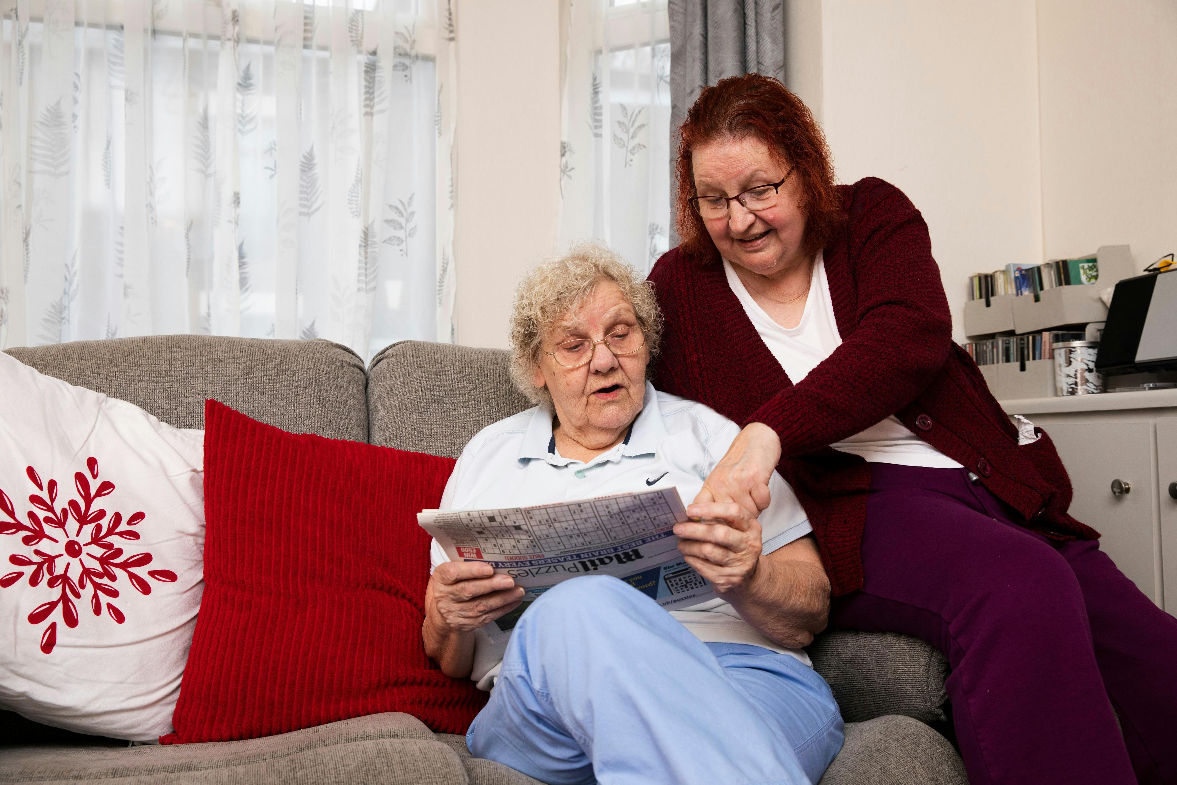 Caregiver and patient